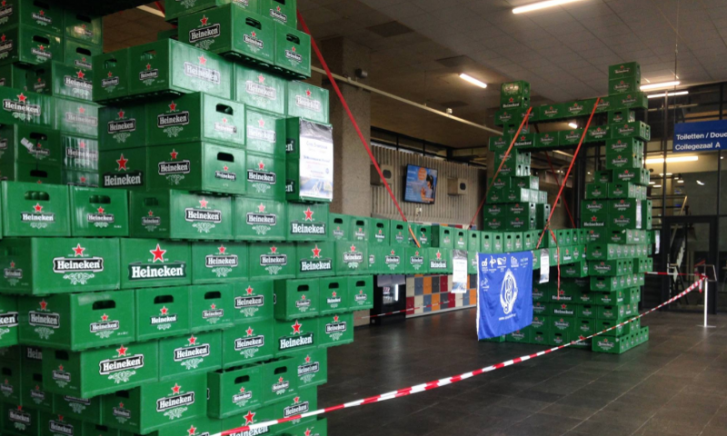 Heineken bierkrattenbrug